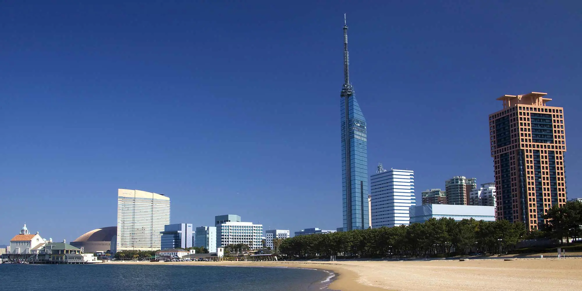 Fukuoka Tower,Momochihama Beach,Hilton Seahawk Hotel,Fukuoka PayPay Dome